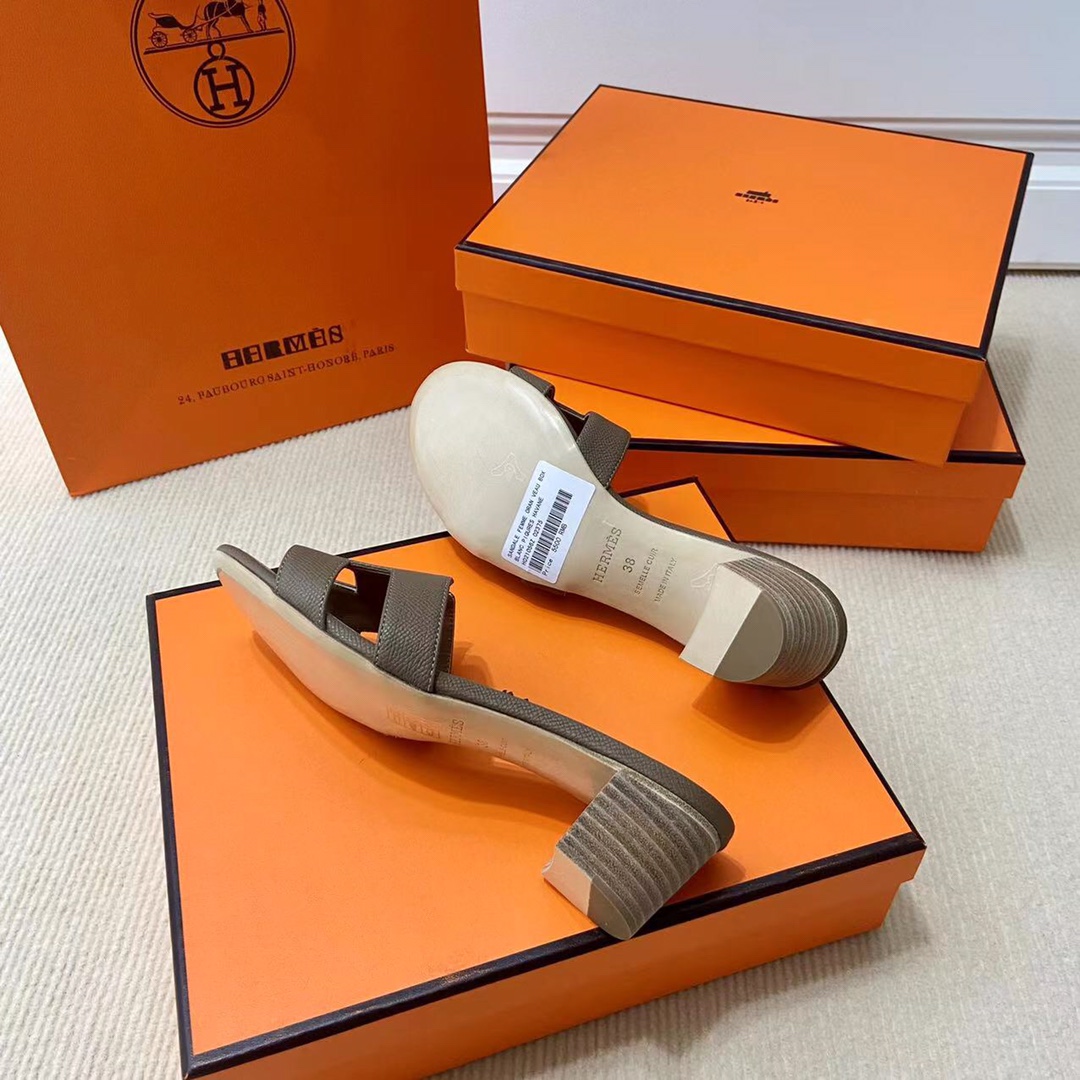 에르메스 올수공 오아시스 슬리퍼 샌들 앱송 18